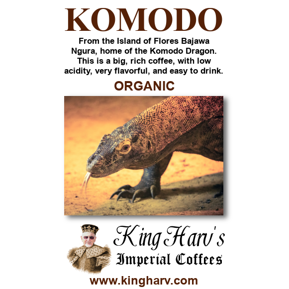 Komodo 1 lb NEW! | King Harv's Imperial Coffees